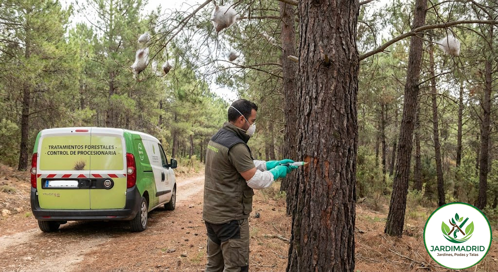 Tratamiento de Procesionaria en Madrid