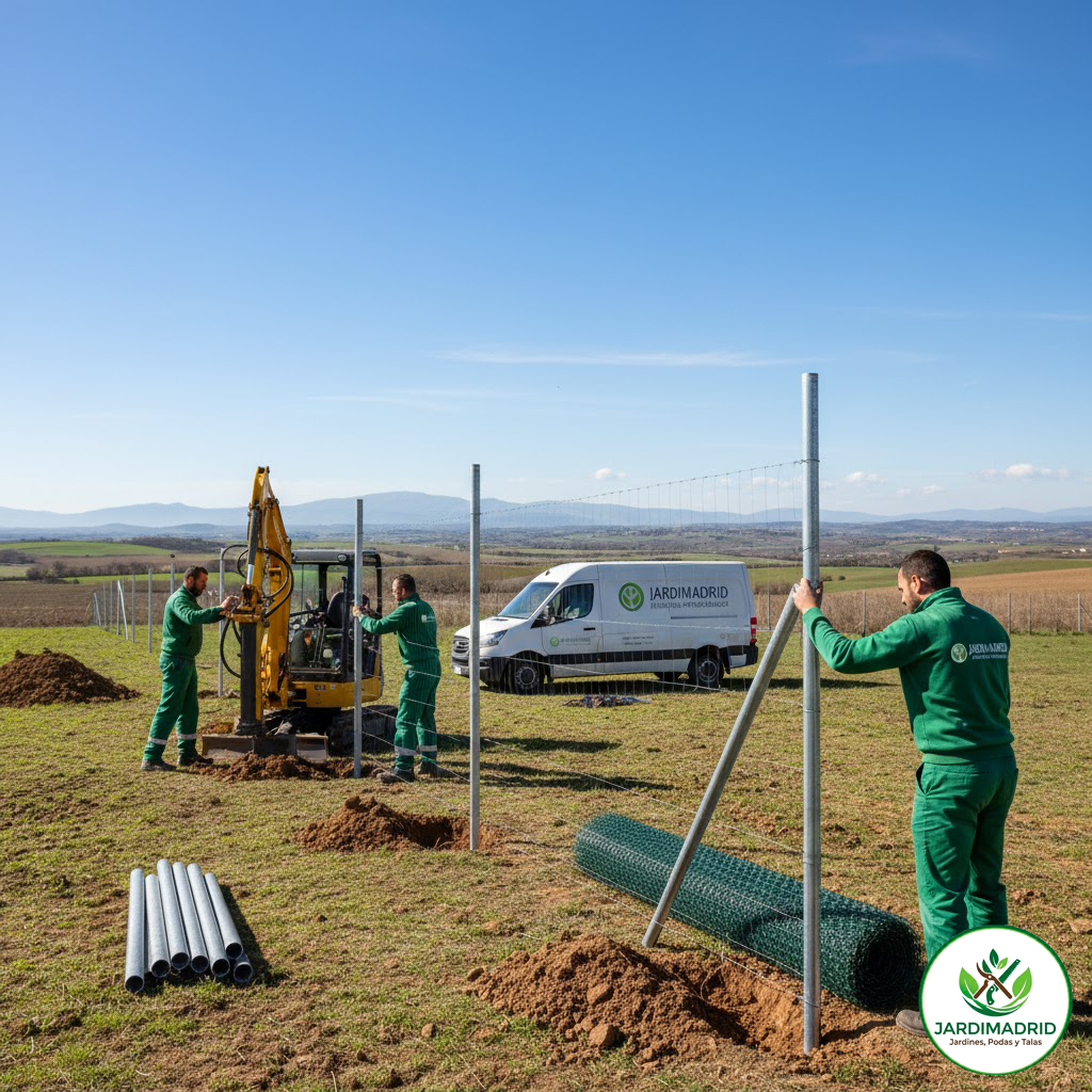 Vallado de Fincas en Madrid